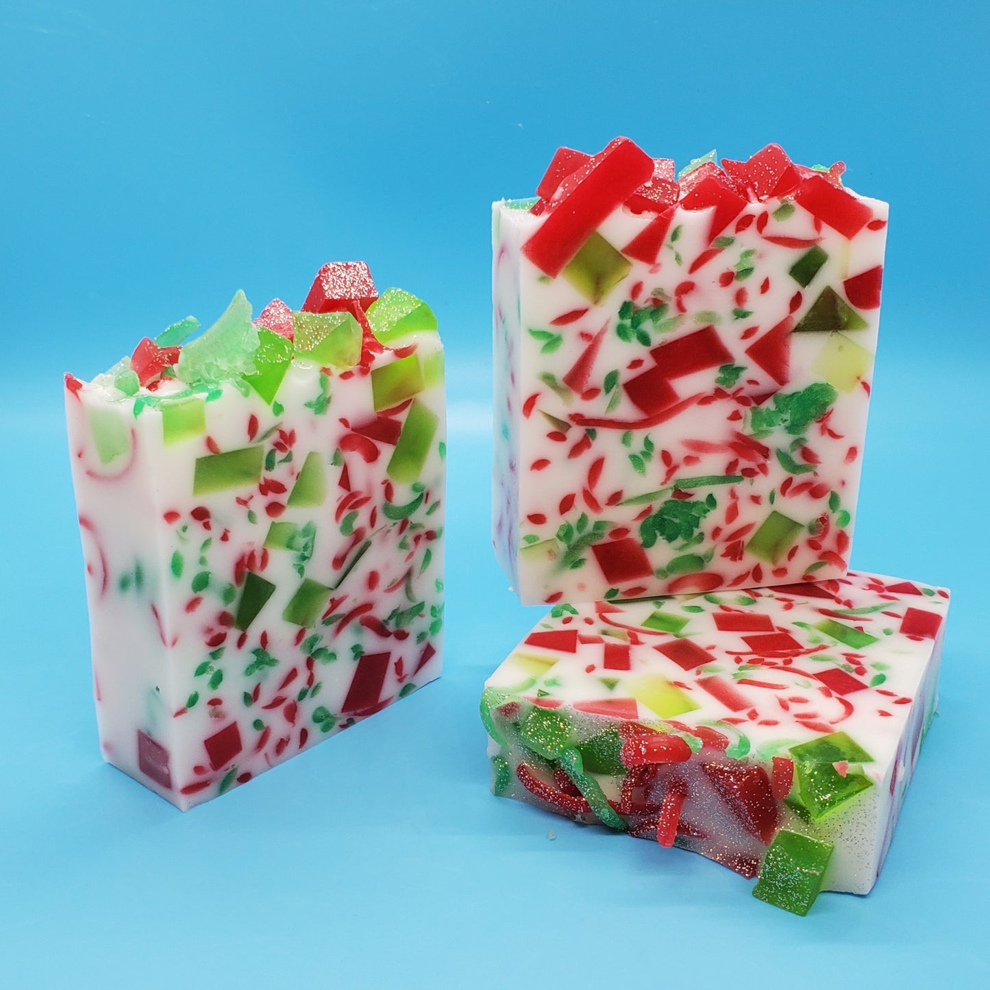 "Christmas Confetti" Handcrafted Soap
