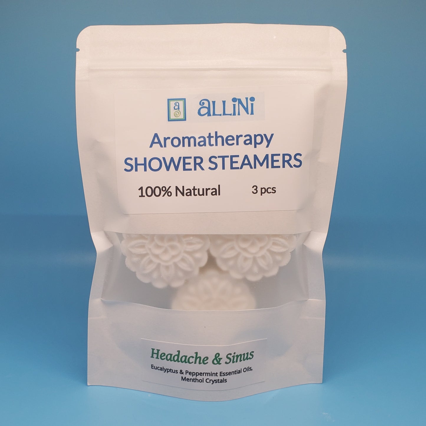 "Sinus & Headache" Aromatherapy Shower Steamers 3pcs