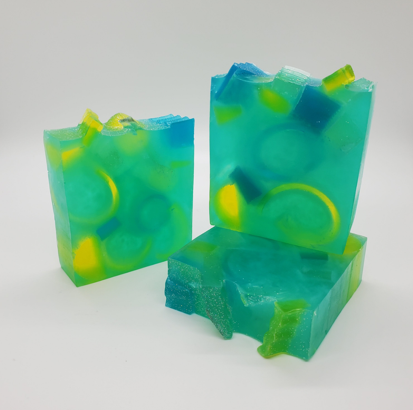 "Cool Citrus Basil" Handcrafted Soap