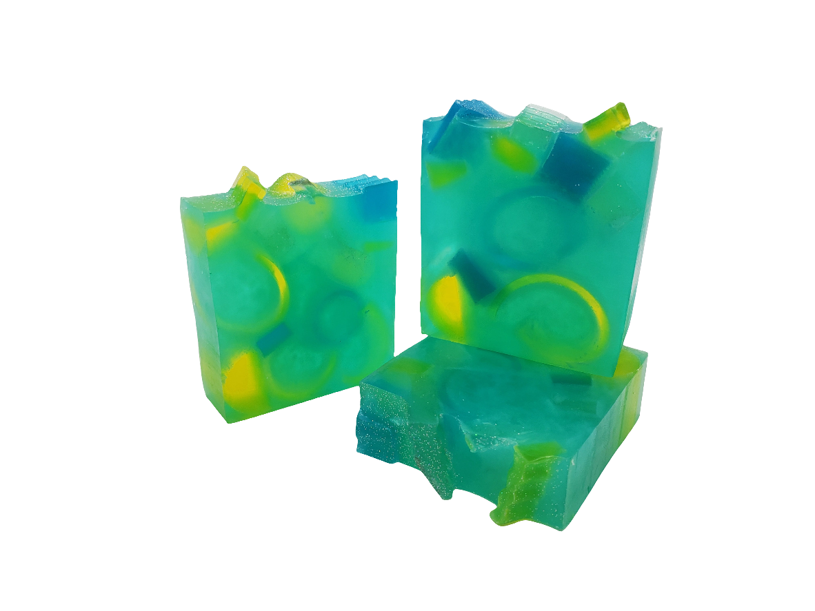 "Cool Citrus Basil" Handcrafted Soap