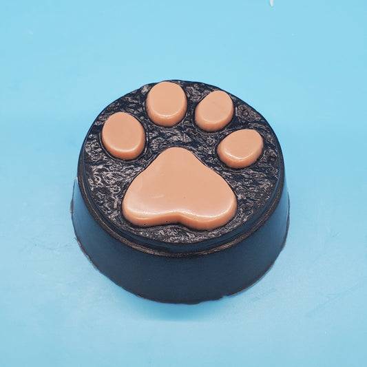 "Paw Print" Soap Black/Brown/ Round