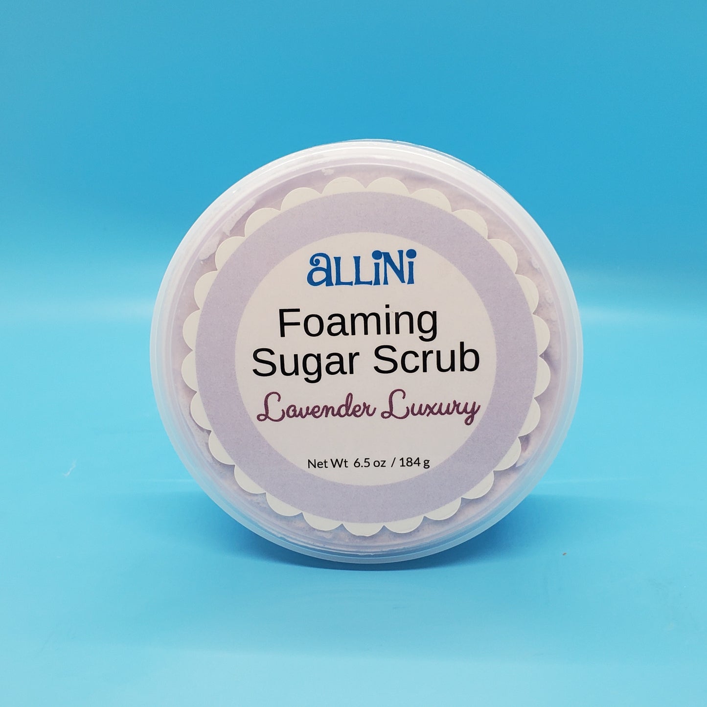 Allini Foaming Sugar Scrub "Lavender Luxury" ( 6.5 oz)