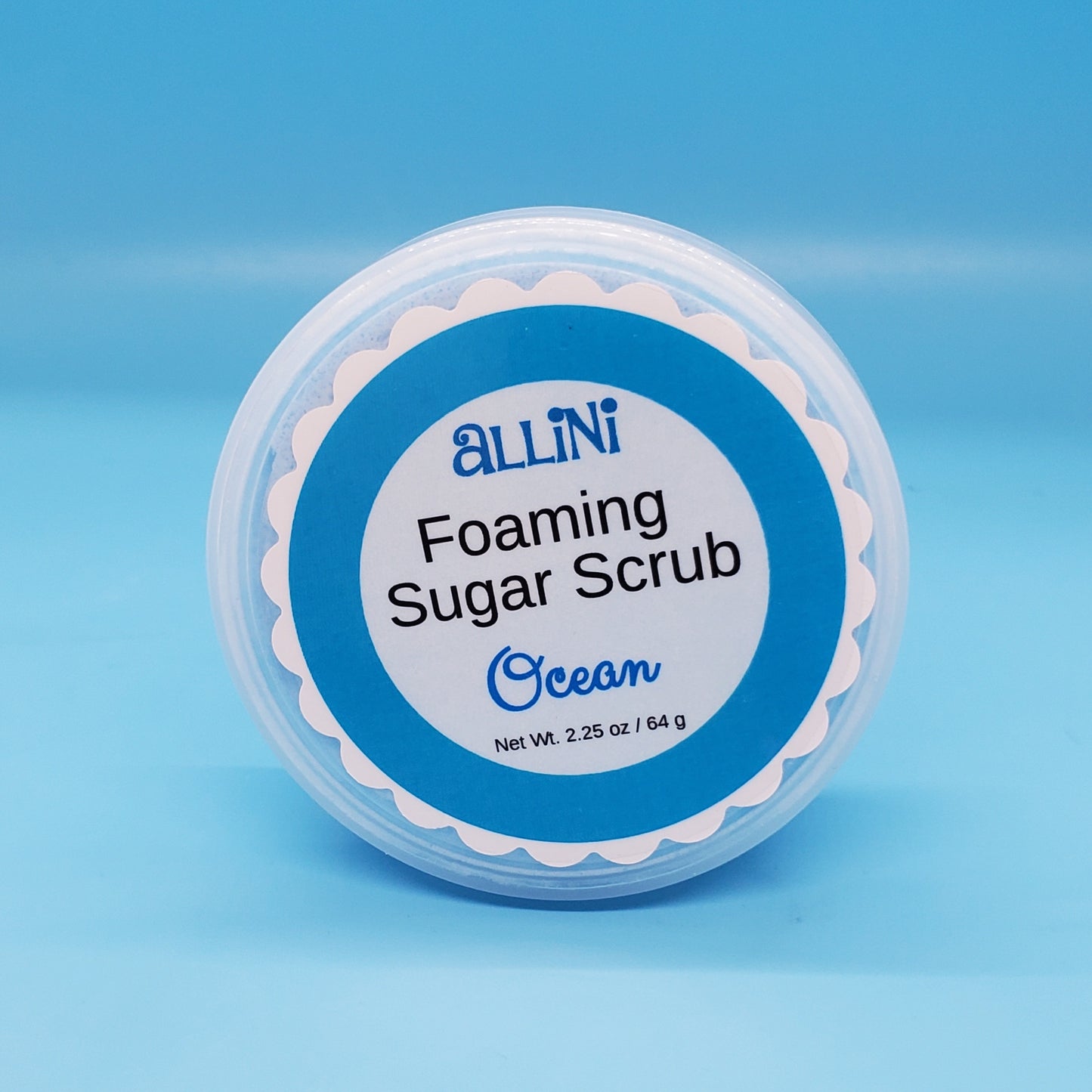 Allin Foaming Sugar Scrub "Ocean" 6.5 oz