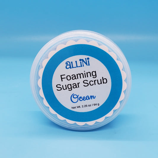 Allin Foaming Sugar Scrub "Ocean" 6.5 oz