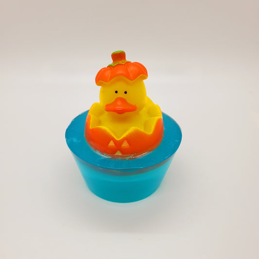 "Pumpkin" Rubber Duck Floating Soap